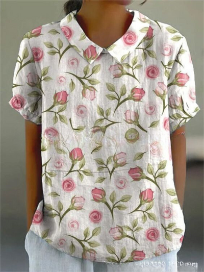 Lina | Floral Linned Bluse