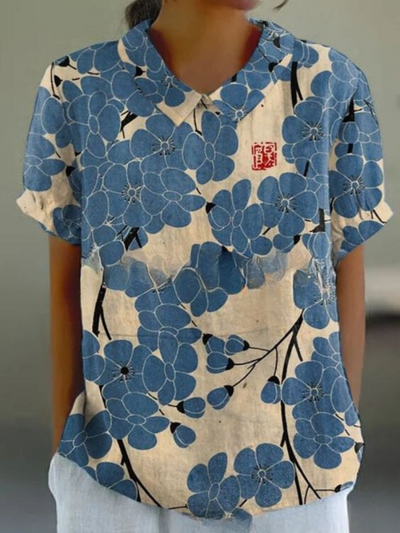 Lina | Floral Linned Bluse