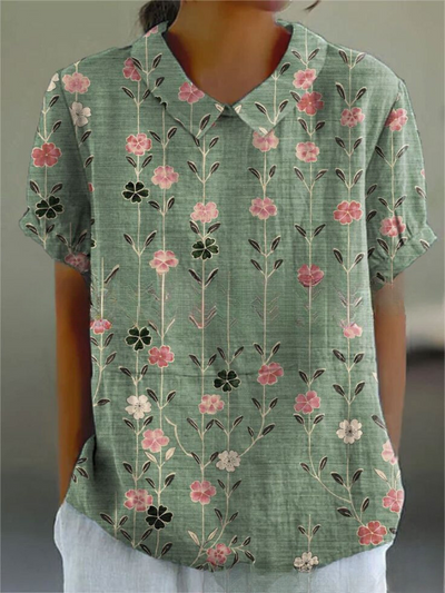 Lina | Floral Linned Bluse