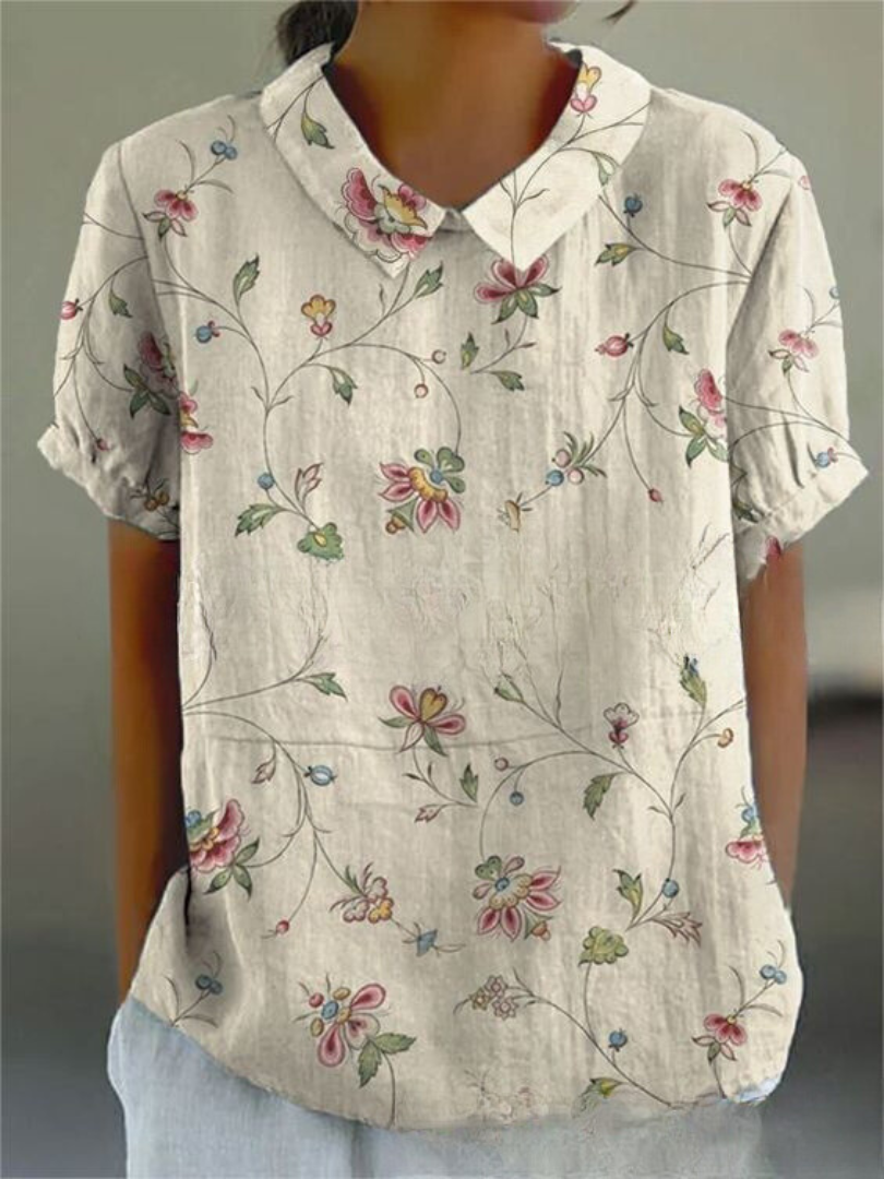 Lina | Floral Linned Bluse
