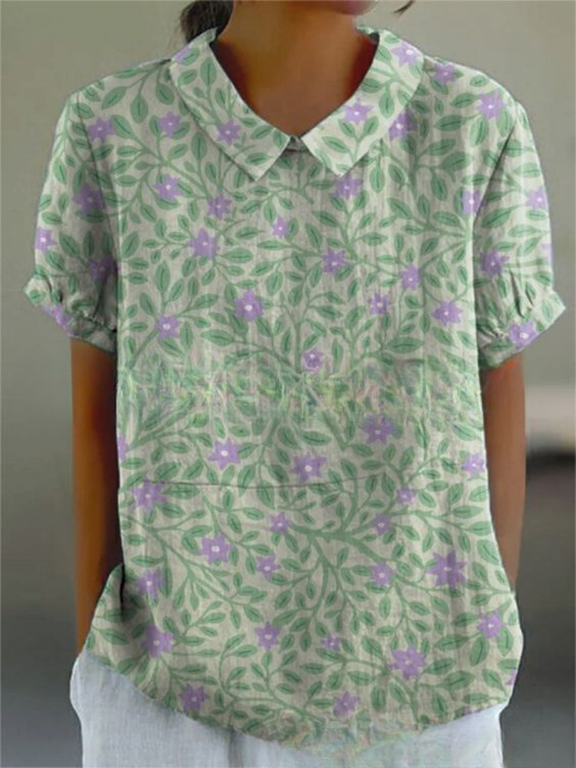 Lina | Floral Linned Bluse