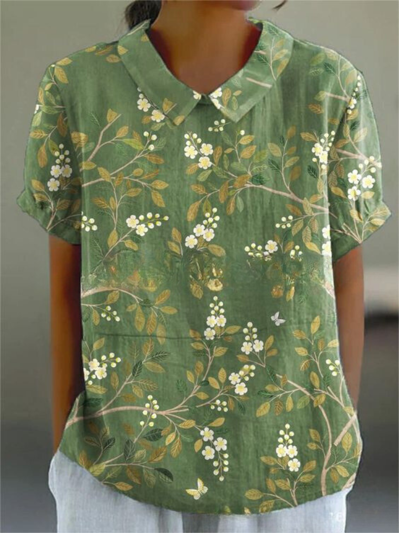Lina | Floral Linned Bluse
