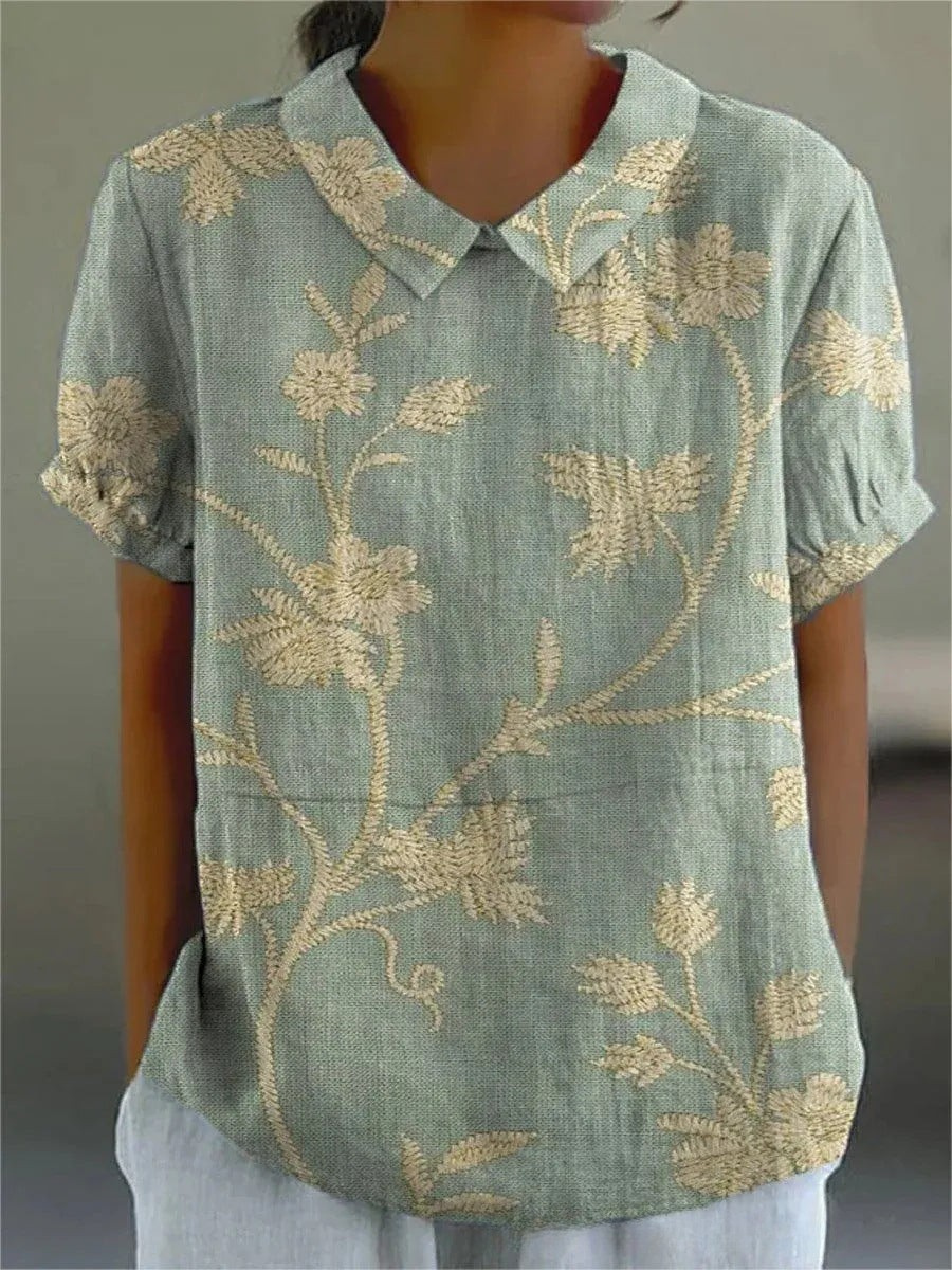 Lina | Floral Linned Bluse