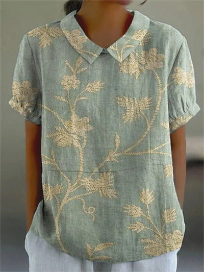 Lina | Floral Linned Bluse